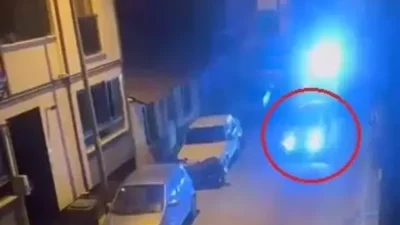 Bursa’nın İnegöl ilçesinde polisin ‘dur’ ihtarına uymayan aday sürücü, 10