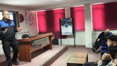 Afyonkarahisar İl Emniyet Müdürlüğü ekipleri, Ali Çağlar Anadolu Lisesi öğrencilerine