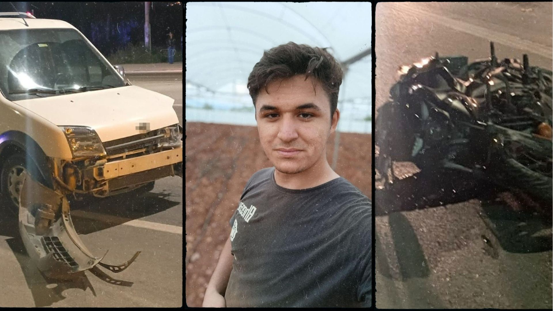 Mersin’in Erdemli ilçesinde meydana gelen trafik kazasında, hafif ticari araç