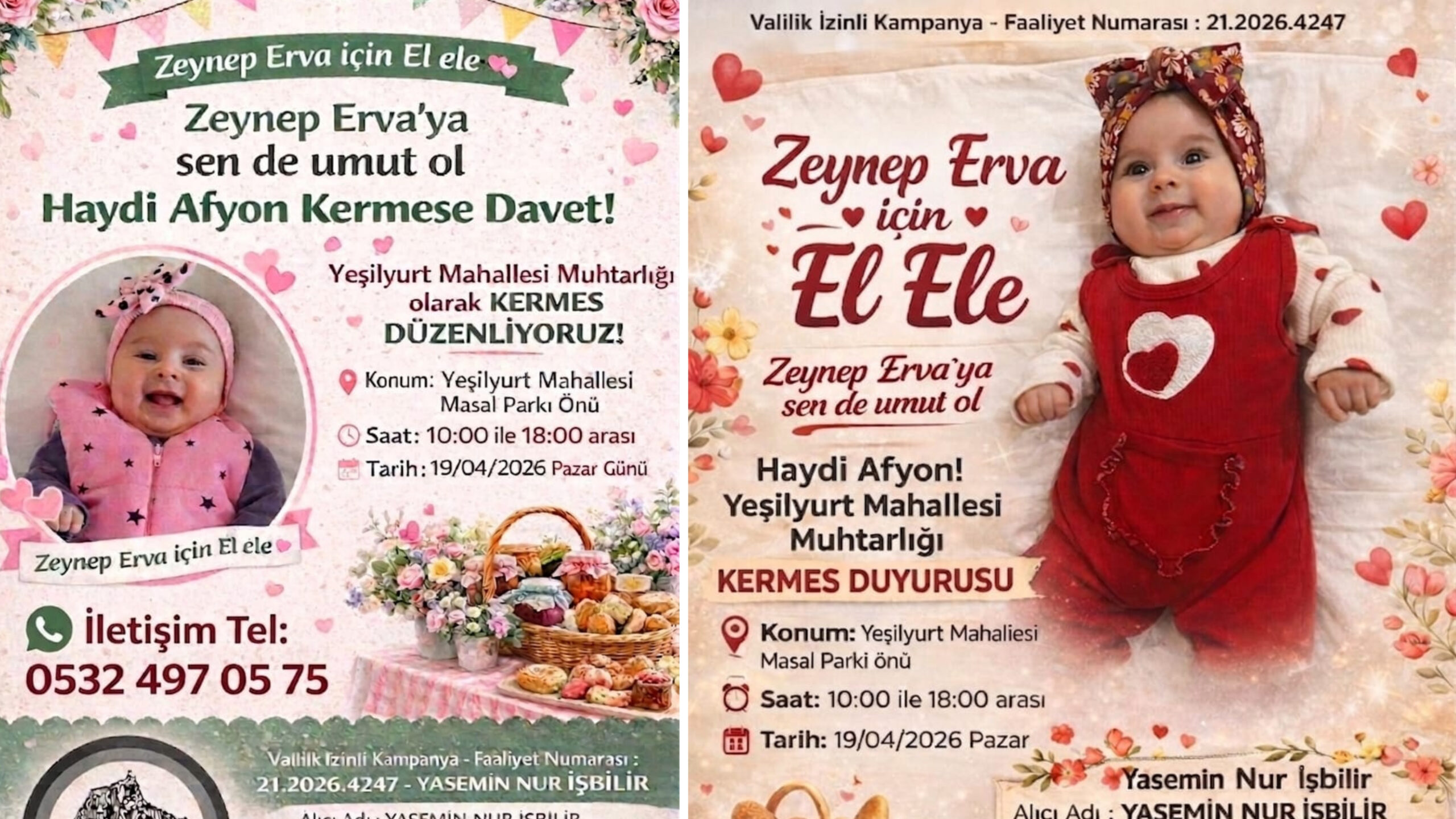 Afyonkarahisar’ın Yeşilyurt Mahallesi, SMA Tip 1 hastalığıyla amansız bir mücadele