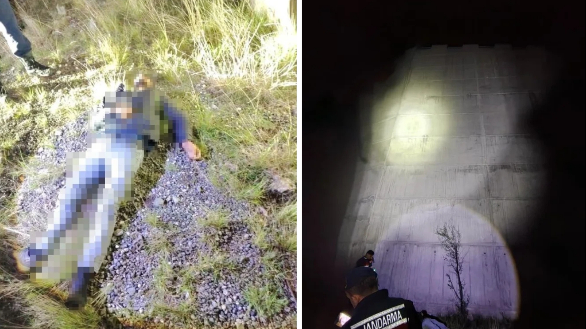 Artvin-Ardanuç karayolunda gece saatlerinde meydana gelen korkunç olayda, bir kişi