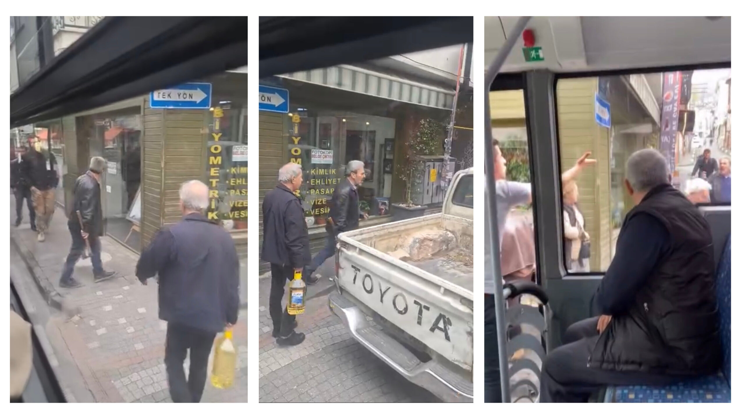 Bursa’nın Yıldırım ilçesinde, trafikte yol verme meselesi yüzünden çıkan tartışma