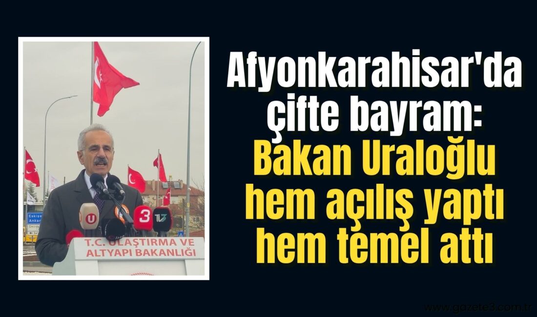 Ulaştırma ve Altyapı Bakanı Abdulkadir Uraloğlu, bir dizi ziyaret ve