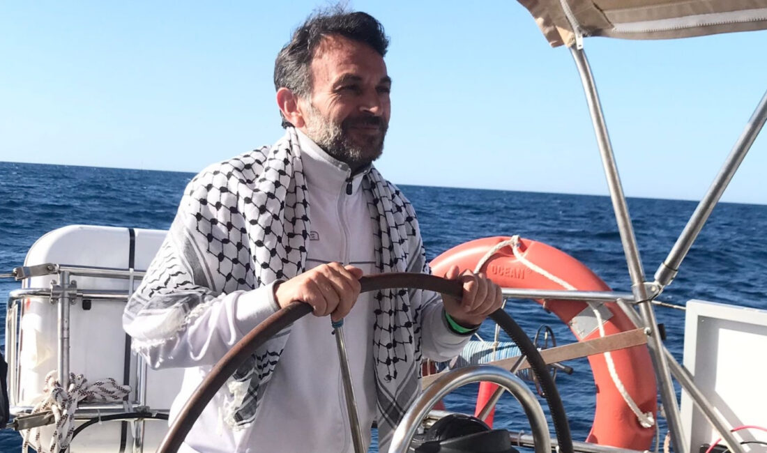 Gazze’ye doğru ilerleyen insani yardım gemisinden yükselen ses, sadece denizin