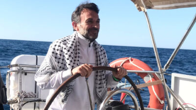 Gazze’ye doğru ilerleyen insani yardım gemisinden yükselen ses, sadece denizin