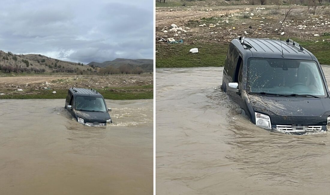 Afyonkarahisar’ın Şuhut ilçesine bağlı Karahallı köyünde, yolunu kaybeden bir sürücü