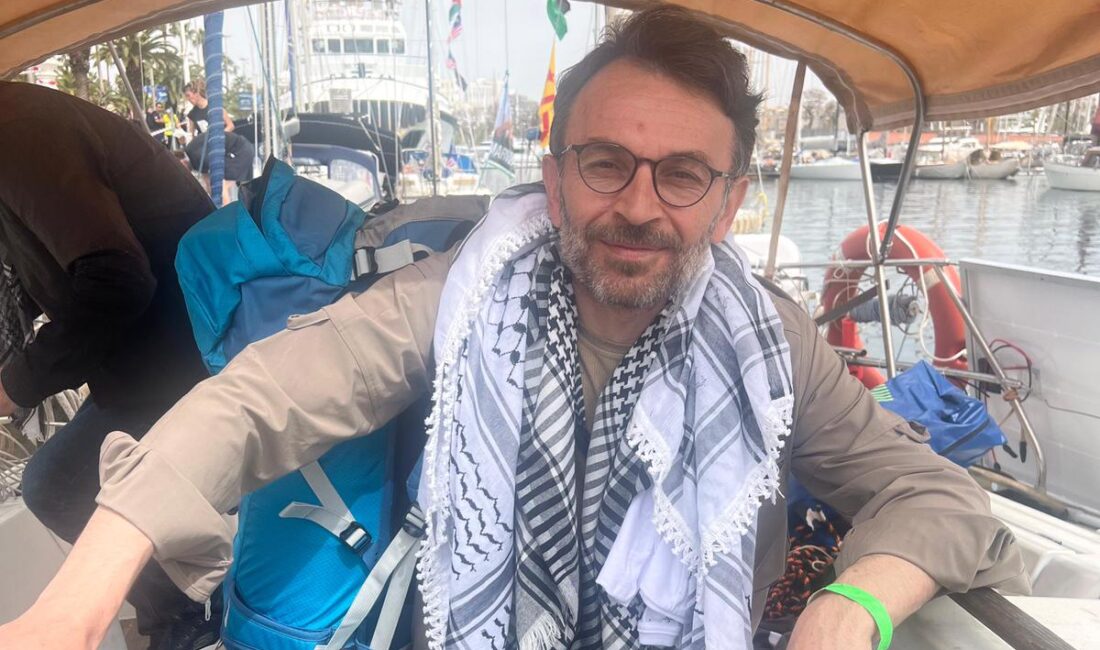 Gazze’ye yönelik ablukayı kırmak amacıyla yola çıkan “Sumud Filosu” kapsamında