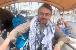 Gazze’ye yönelik ablukayı kırmak amacıyla yola çıkan “Sumud Filosu” kapsamında