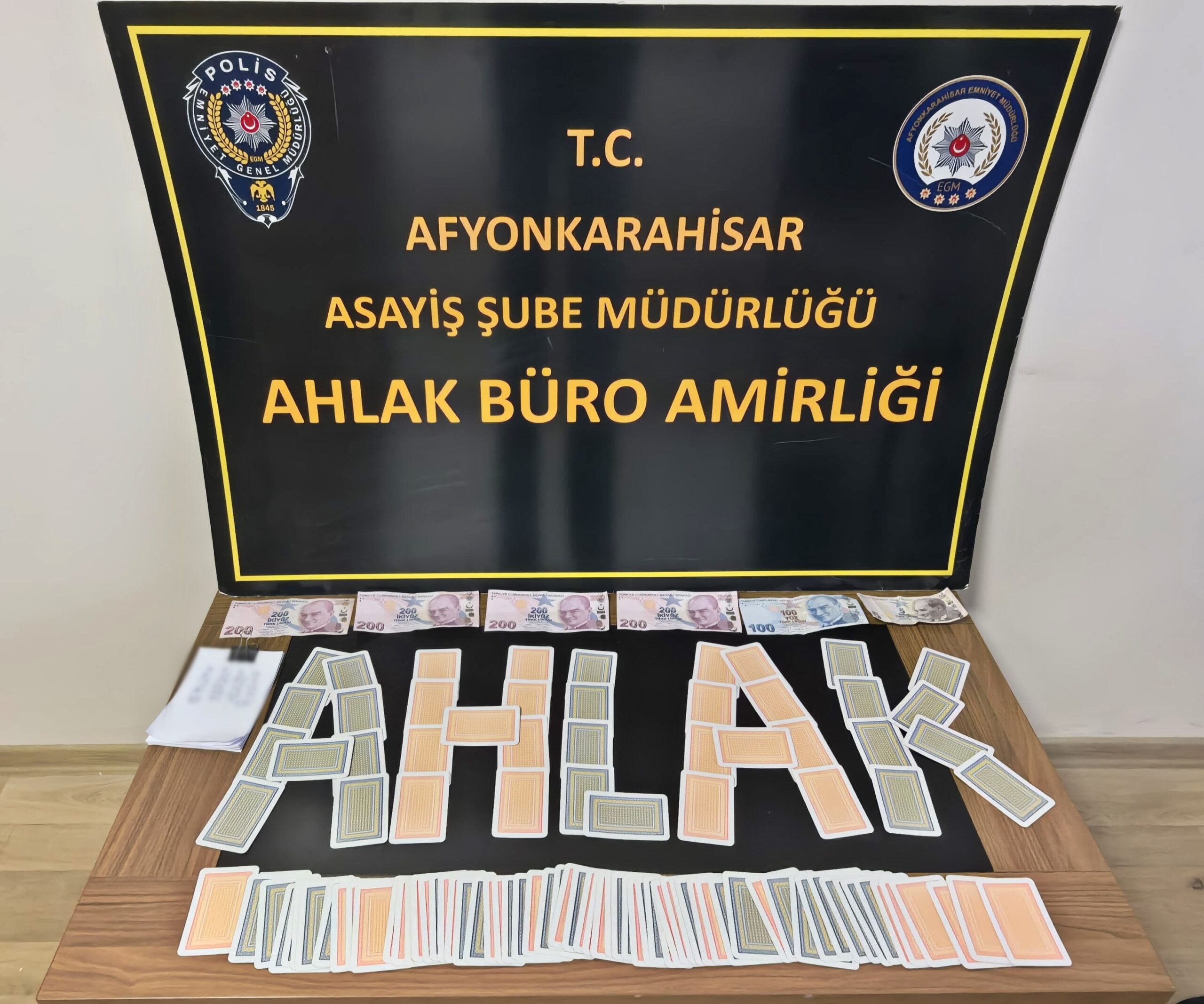 Afyonkarahisar İl Emniyet Müdürlüğü ekiplerinin 20-27 Nisan tarihleri arasında gerçekleştirdiği