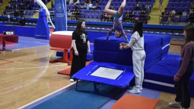 Afyonkarahisar Prof. Dr. Veysel Eroğlu Spor Salonu’nda düzenlenen Okul Sporları