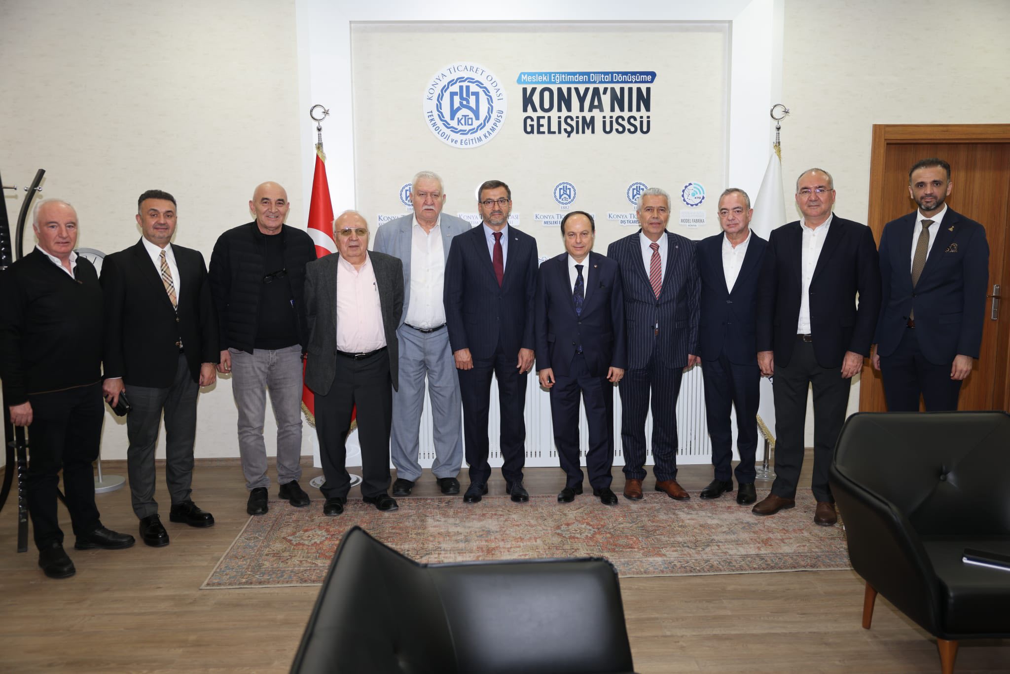 Afyonkarahisar heyeti, Konya Ticaret Odası Teknoloji ve Eğitim Kampüsü’nü ziyaret
