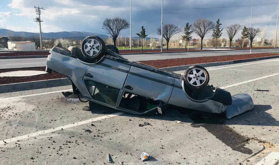 Afyonkarahisar'da meydana gelen ve güvenlik kameraları tarafından saniye saniye kaydedilen