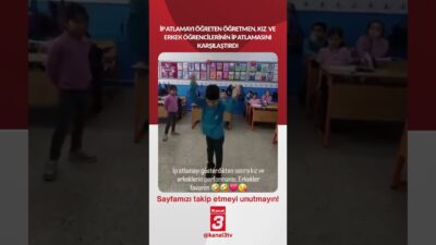 Kanal 3Per, Nisan 16, 2026 12:00pmURL:Embed:Öğretmenleri önce ip atlamayı öğretti