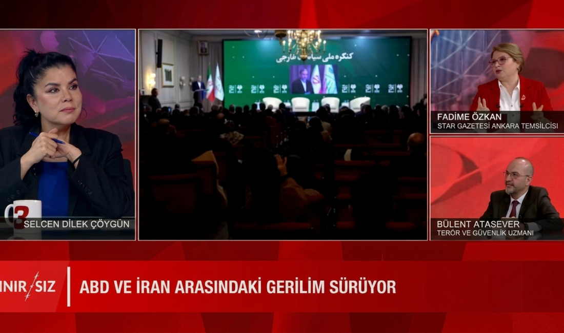 Kanal 3 TV’de yayınlanan Sınırsız programında, Selcen Dilek Çöygün moderatörlüğünde