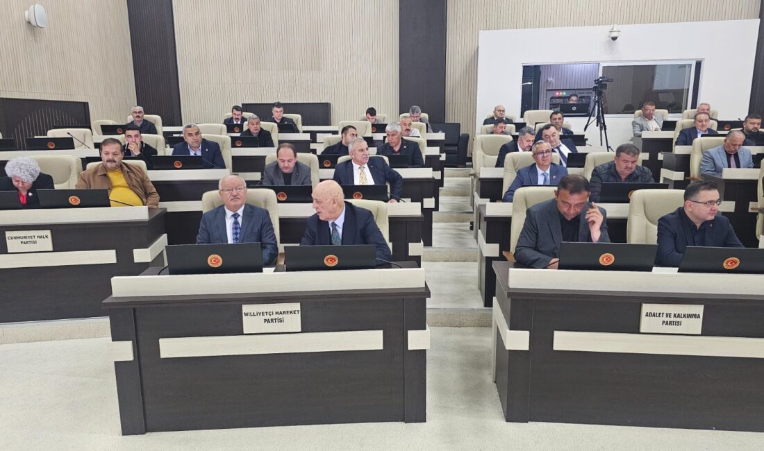 Afyonkarahisar İl Genel Meclisi nisan ayı toplantılarının 3. birleşimi Başkan