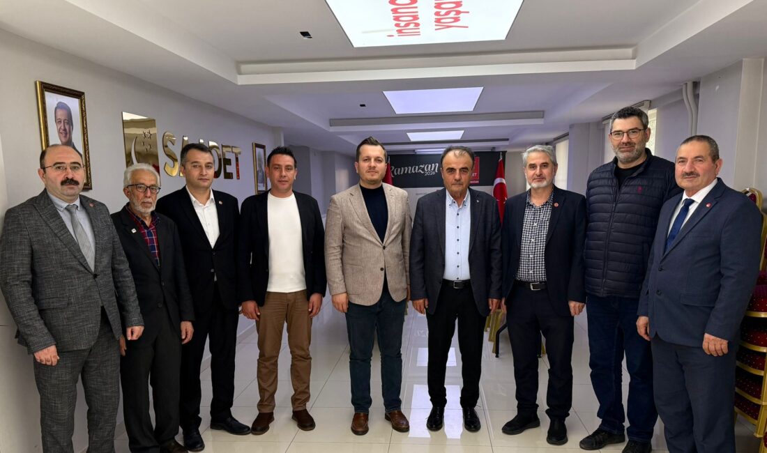 Saadet Partisi Afyonkarahisar İl Başkanlığı, Türk-İş İl Temsilciliği heyetini ağırladı.