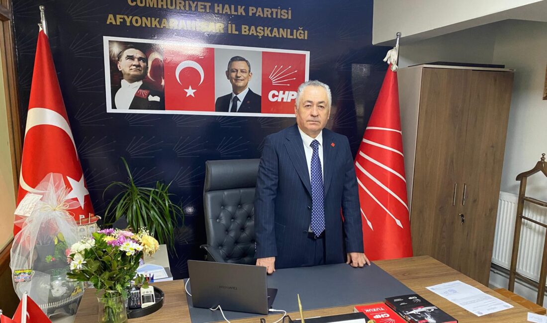 Cumhuriyet Halk Partisi Afyonkarahisar İl Başkanı Hasan Karadeniz, “İstiklal Marşı’nın