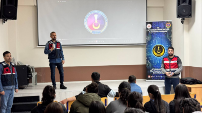 Afyonkarahisar İl Jandarma Komutanlığı tarafından siber farkındalık ve bilinçlendirme faaliyetleri