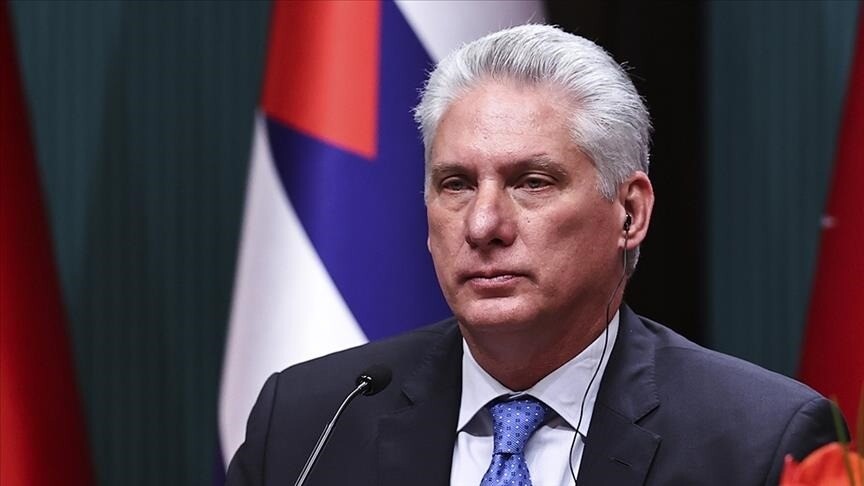 Küba Devlet Başkanı Miguel Diaz-Canel, ABD'nin Küba'ya yönelik askeri saldırısının
