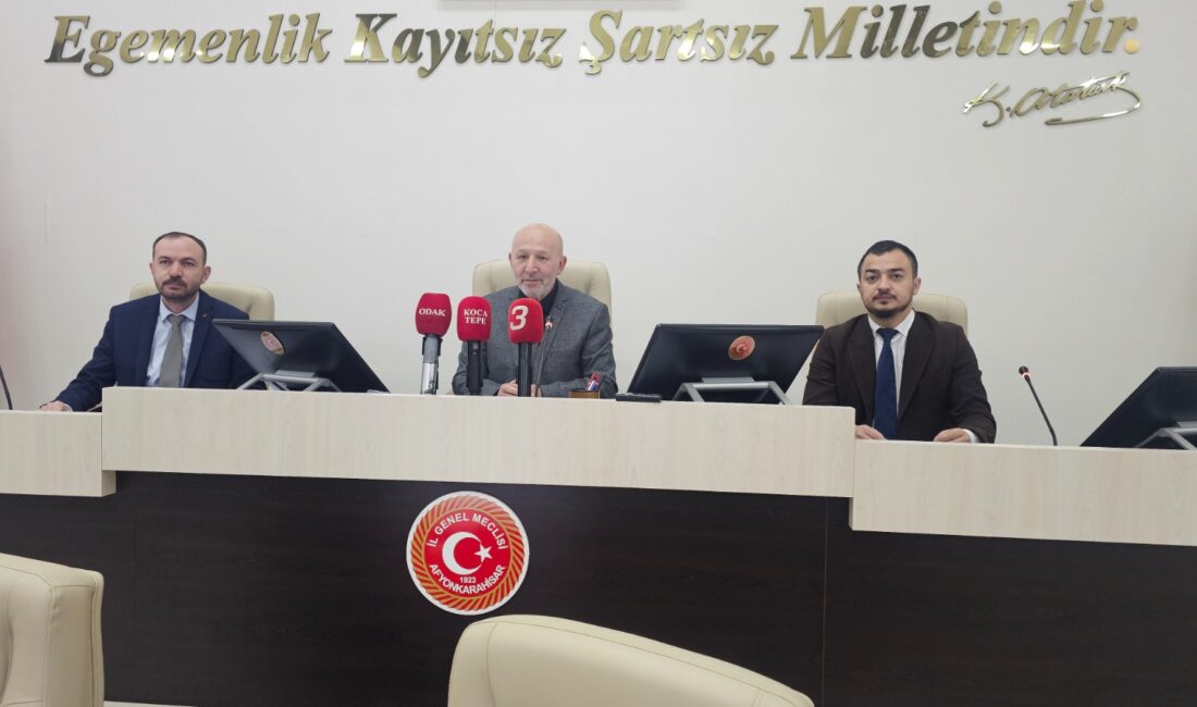 Afyonkarahisar İl Genel Meclisi’nin Nisan ayı 4. oturumu gerçekleştirildi. Toplantıda