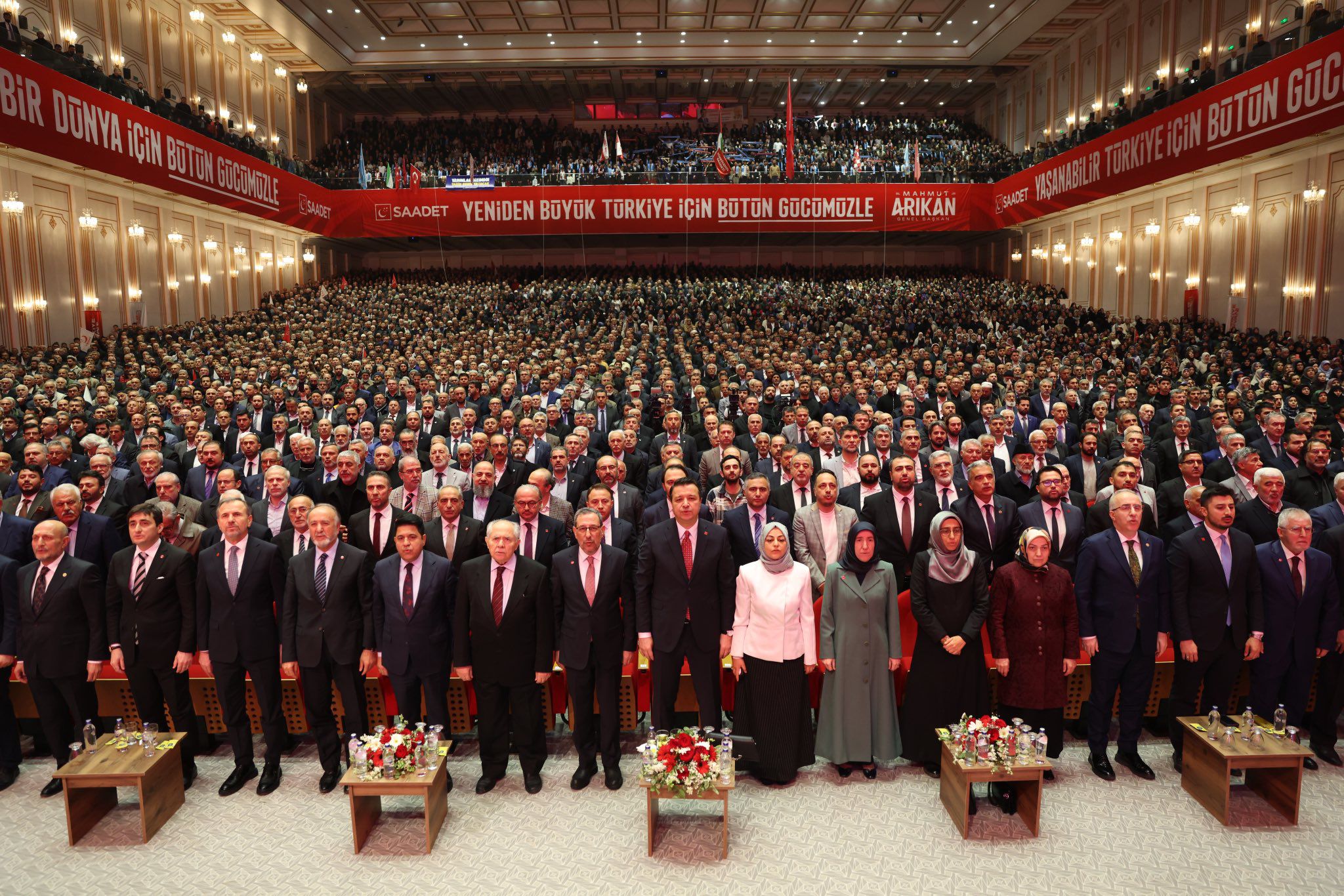 Saadet Partisi Türkiye Divanı, Ankara’da 81 il ve ilçelerden gelen