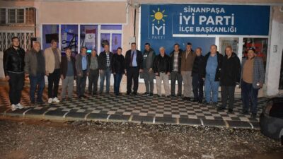 İYİ Parti Afyonkarahisar İl Başkanı Muhammet Mısırlıoğlu, Sinanpaşa İlçe Başkanlığı