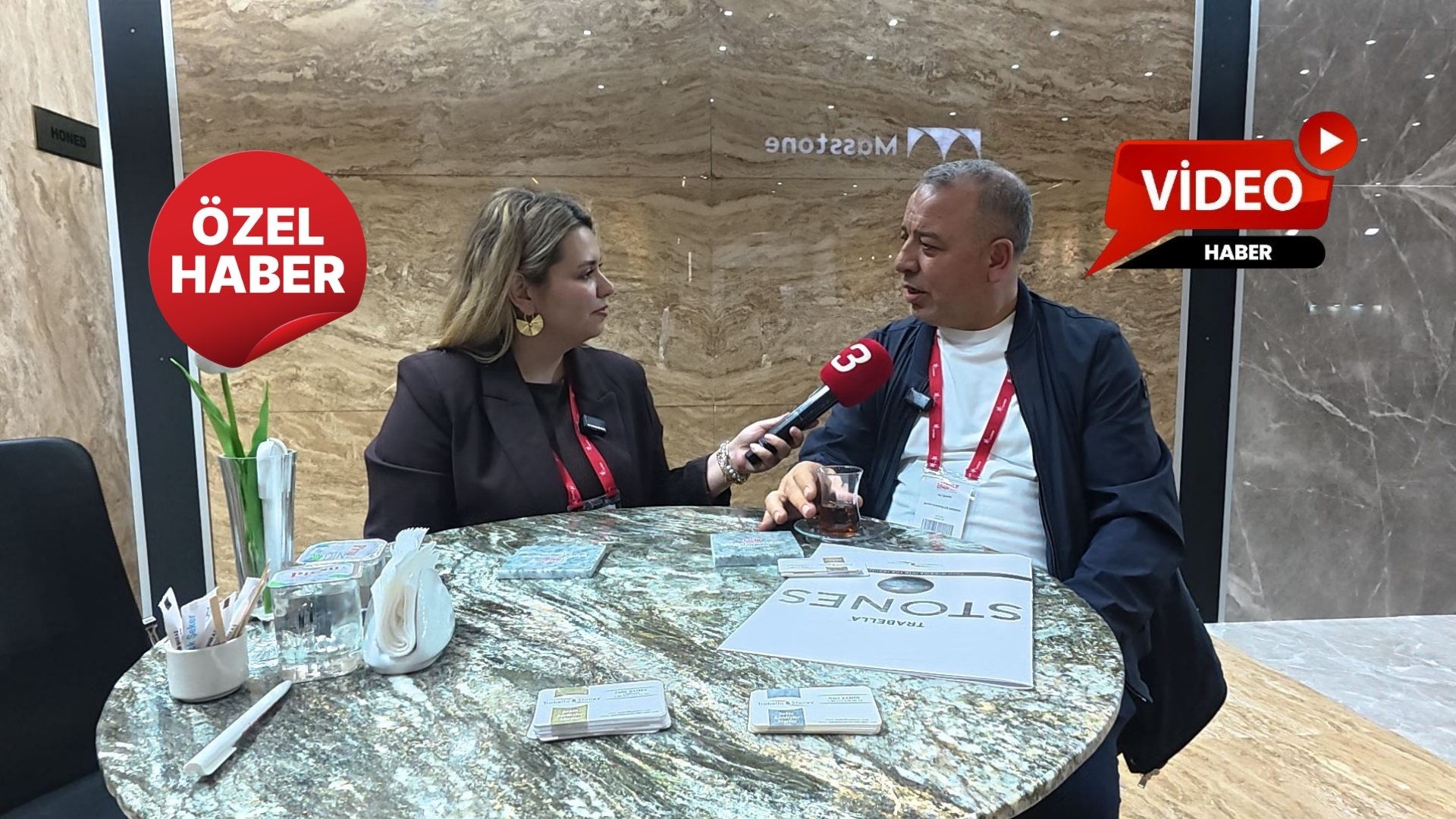 Şahin Kardeşler Mermer sahibi Ali Şahin, 31. İzmir Doğal Taş