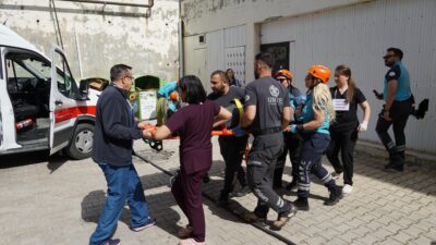 Şuhut Devlet Hastanesi’nde Hastane Afet Planı (HAP) kapsamında çok sayıda