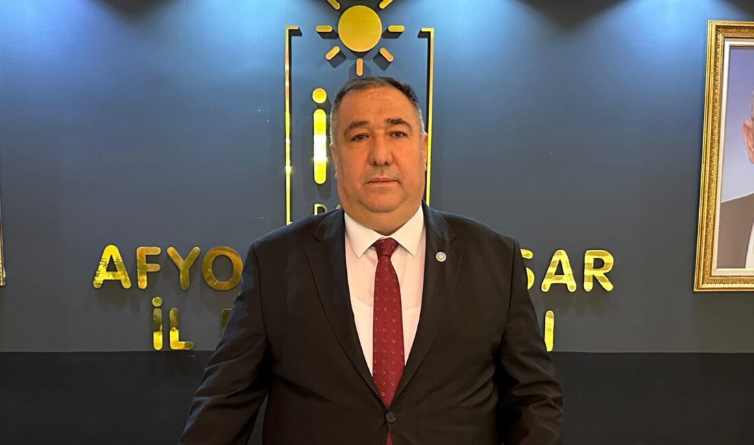 İYİ Parti Afyonkarahisar İl Başkanı Muhammet Mısırlıoğlu, yaptığı yazılı basın
