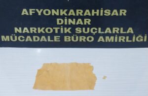 Afyonkarahisar’da polis tarafından durdurulan otomobilde uyuşturucu ile yakalanan 2 kişi