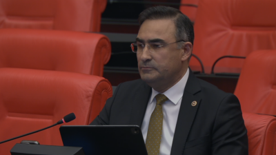 AK Parti Afyonkarahisar Milletvekili Hasan Arslan, TBMM’de Filistin’e tepki gösterdi