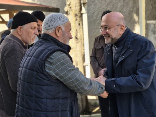 AK Parti Afyonkarahisar İl Başkanı Av. Turgay Şahin, saha çalışmaları