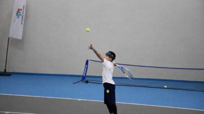 Afyonkarahisar Kocatepe Spor Kompleksi, hafta sonu tenis sporunun genç yeteneklerine