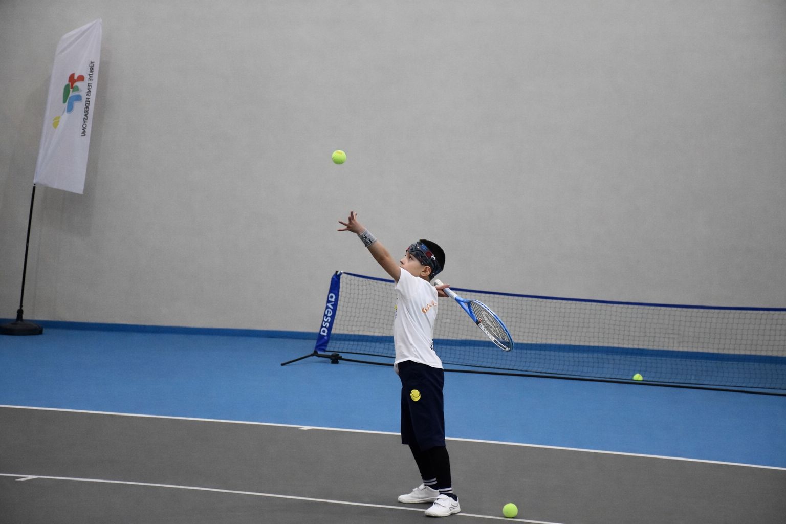 Afyonkarahisar Kocatepe Spor Kompleksi, hafta sonu tenis sporunun genç yeteneklerine