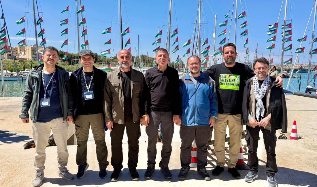 Özgürlük Filosu kapsamında Agusto’da bekleyişini sürdüren katılımcılar, Gazze ablukasını kırma