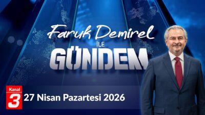Kanal 3Pts, Nisan 27, 2026 5:23pmURL:Embed:Faruk Demirel İle Gündem |