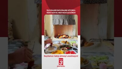 İzleyenleri eski günlere götüren video sosyal medyada ilgi gördü… 📶https://kanal3.com.tr/