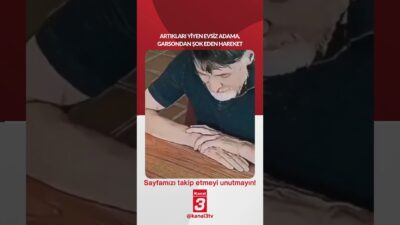 Kanal 3Per, Nisan 23, 2026 10:01amURL:Embed:Artıkları yiyen evsiz adama, garsondan