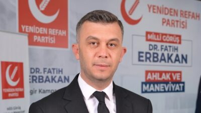 Yeniden Refah Partisi Afyonkarahisar İl Başkanı Fehmi Güray Çakır, yazılı