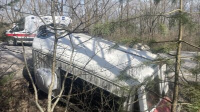 Bolu'da Seben ilçesinden şehir merkezine doğru seyir halinde olan bir