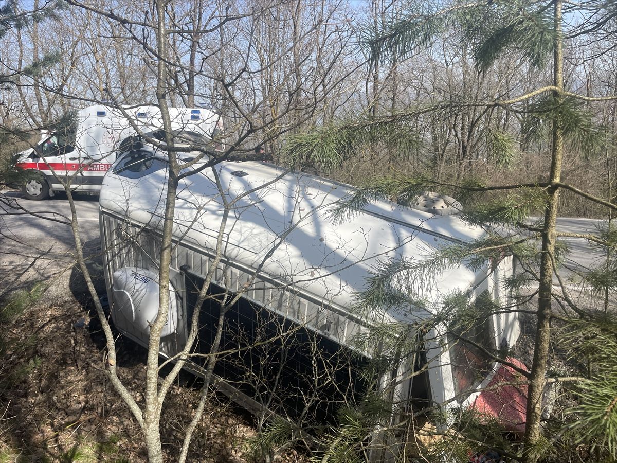 Bolu'da Seben ilçesinden şehir merkezine doğru seyir halinde olan bir