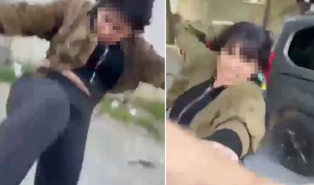 İstanbul’un Esenyurt ilçesinde, çocuklarını teslim almak üzere bir araya gelen