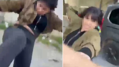 İstanbul’un Esenyurt ilçesinde, çocuklarını teslim almak üzere bir araya gelen