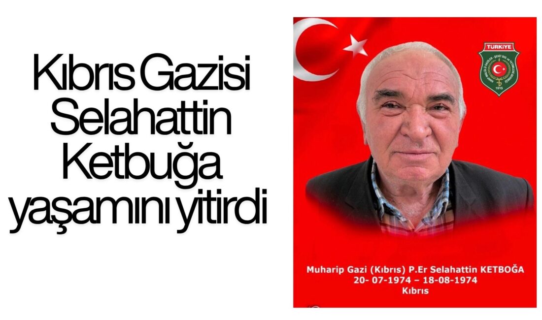 Afyonkarahisar’ın Sultandağı ilçesine bağlı Dereçine kasabası nüfusuna kayıtlı Kıbrıs Gazisi