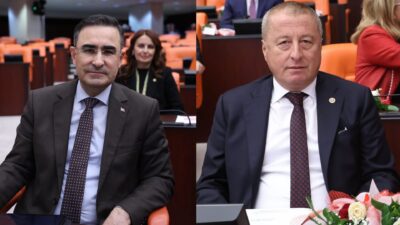 AK Parti Afyonkarahisar Milletvekili Hasan Arslan ile İYİ Parti Genel