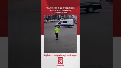 Kanal 3Çar, Nisan 22, 2026 4:01pmURL:Embed:Trafik polisinin şehit geçişindeki saygı