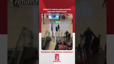 Türkiye’ye yapılan uçuşlar sosyal medyada gündem oldu! 📶https://kanal3.com.tr/ Sosyal Medya
