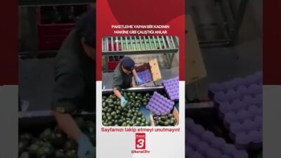 Kanal 3Çar, Nisan 29, 2026 10:01amURL:Embed:Paketleme yapan bir kadının makine