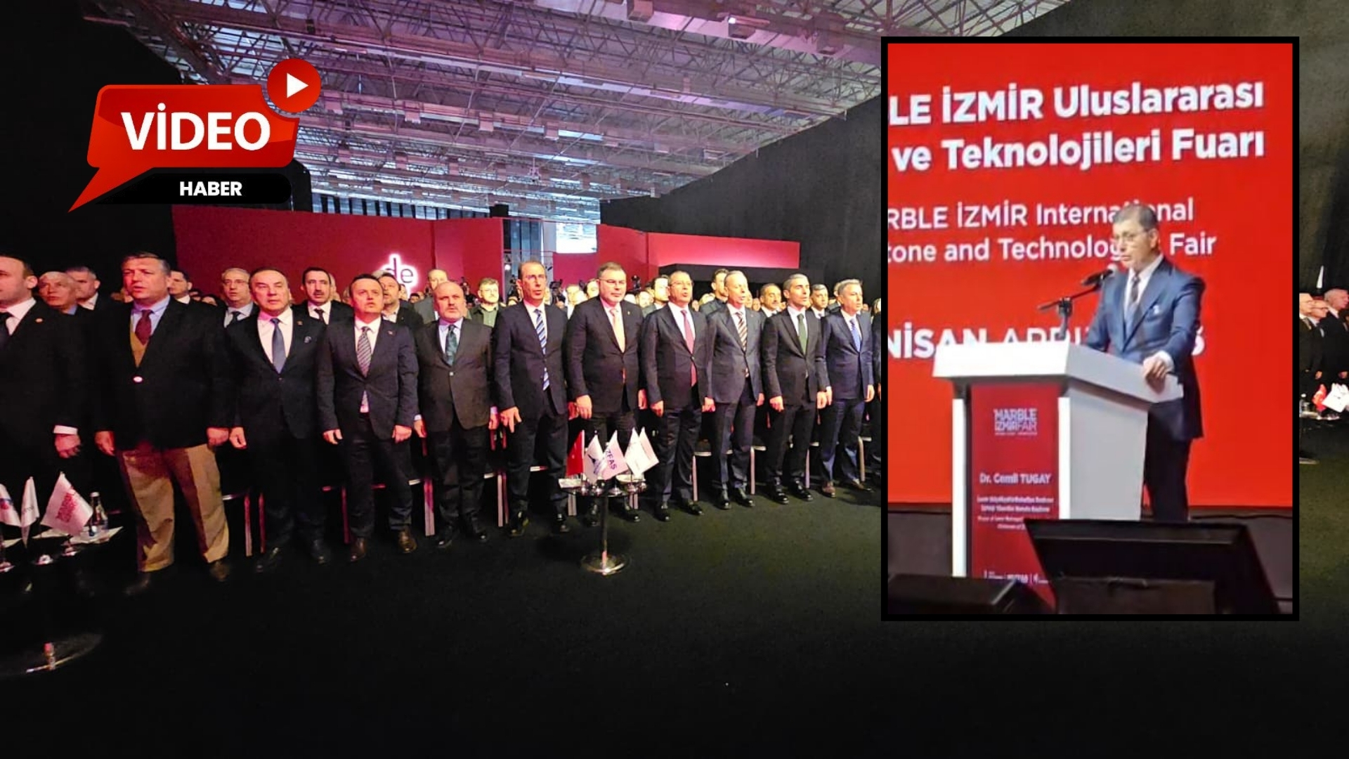 İzmir Büyükşehir Belediye Başkanı Cemil Tugay, Marble İzmir Uluslararası Doğaltaş