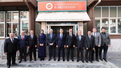 Afyonkarahisar İl Müftülüğü’nü ziyaret eden Vali Dr. Naci Aktaş, İl